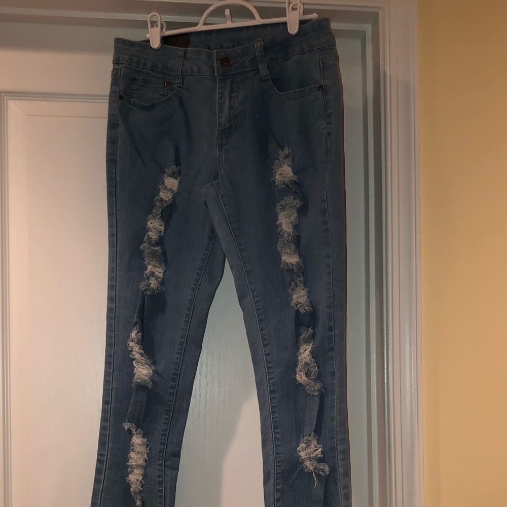 Fashion Nova Distressed Denim
